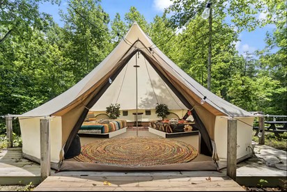 Nature-Forward Glamping Resort with Forest Paths and Meadow Hangouts in Stanton, Kentucky - glamping.directory