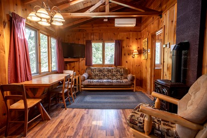 Secluded Creekside Cabin with Screened Porch Near the Marina in Babbitt, Minnesota - Babbitt, Minnesota - glamping.directory