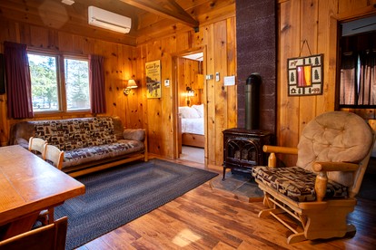 Secluded Creekside Cabin with Screened Porch Near the Marina in Babbitt, Minnesota - Babbitt, Minnesota - glamping.directory
