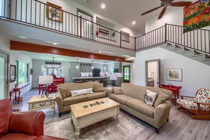 Idyllic Lakeside Retreat with Canoe, Fire Pit, and Private Boat Dock in New Braunfels, Texas - New Braunfels, Texas - glamping.directory