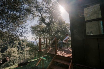 Modern-Rustic Off-Grid Retreat with Mountain Views & Serene Nature Escape in Pauma Valley, California - Pauma Valley, California - glamping.directory