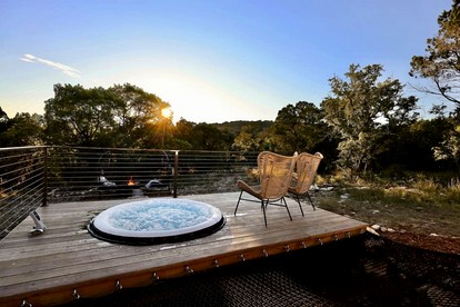 Romantic Retreat: Luxury Glamping Dome with Hot Tub in Marble Falls, TX - Marble Falls, Texas - glamping.directory