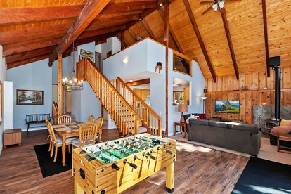 Mountain Cabin with Foosball Table and Outdoor Area in Big Bear Lake, California - Big Bear Lake, California - glamping.directory