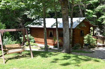 Secluded Log Cabin for a Romantic Getaway near Maggie Valley, North Carolina - glamping.directory