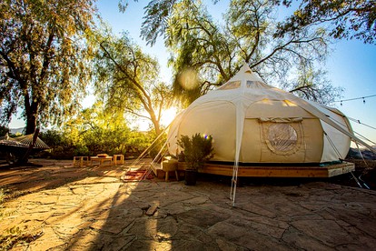 Moroccan Bell Tent for a Yoga Weekend Glamping near Los Angeles - Topanga, California - glamping.directory