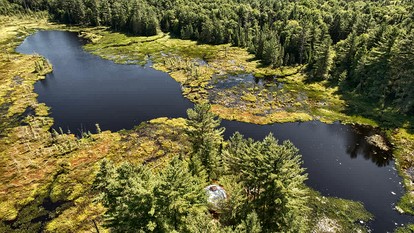 Secluded Luxury Dome with Private Pond & Kayaks near Tug Hill Vineyards, Upstate NY - Glenfield, New York - glamping.directory