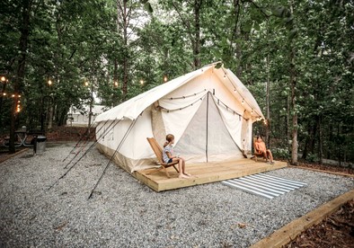 Incredible Tented Cabin with Stunning Forest Views in Sarasota, Florida - glamping.directory