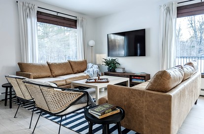 Gorgeous Cabin with Deck, Fire Pit and Forest Views in NY - Cairo, New York - glamping.directory