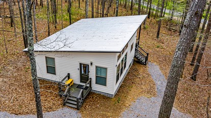 Stylish Modern Getaway with Fire Pit near DeSoto Falls in Mentone, AL - glamping.directory