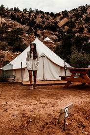 Romantic Getaway Tent on Glamping Site near Canaan Mountain Wilderness Area, Utah - Hildale, Utah - glamping.directory