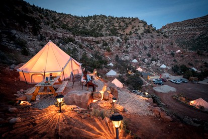Romantic Getaway Tent on Glamping Site near Canaan Mountain Wilderness Area, Utah - glamping.directory