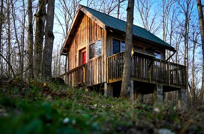 Rustic Cabin Rental with Stunning Forest Views in the Ozarks, Missouri - glamping.directory
