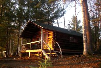 Lakefront Cabin with a Fireplace by Munsungan Lake in Ashland, Maine - Ashland, Maine - glamping.directory