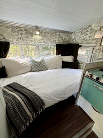Secluded A-Frame Tiny Cabin with Waterfall View Near Shasta-Trinity National Forest, Burnt Ranch, California - Burnt Ranch, California - glamping.directory