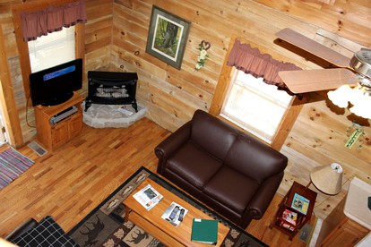 Rustic Cabin Rental in the Forest near Charleston, West Virginia - Hico, West Virginia - glamping.directory