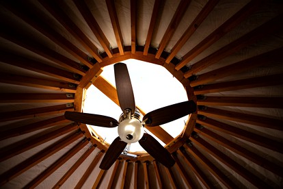 Tranquil Beach Getaways in Stockton Springs, in Yurt Rentals Nestled Along the Maine Coast - Stockton Springs, Maine - glamping.directory