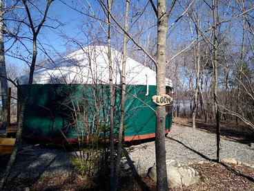 Tranquil Beach Getaways in Stockton Springs, in Yurt Rentals Nestled Along the Maine Coast - Stockton Springs, Maine - glamping.directory