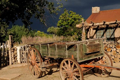 Rustic Log Cabin with Stone Shower near Mesa Verde National Park, Colorado - Cortez, Colorado - glamping.directory