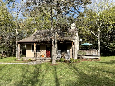 2.5 Miles from W&L. Romantic Cabin with Jacuzzi Perfect for Two in Virginia - glamping.directory