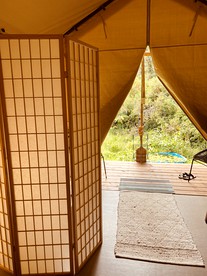 Luxurious Tent for a Romantic Getaway in Mountain View Village, Hawaii - Volcano, Hawaii - glamping.directory