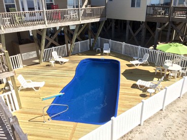 Elevated Oceanfront Cabin for a Relaxing Getaway in Holden Beach, North Carolina - Holden Beach, North Carolina - glamping.directory