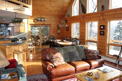 Luxury Cabin with Private Hot Tub near Sunday River, Maine - Woodstock, Maine - glamping.directory