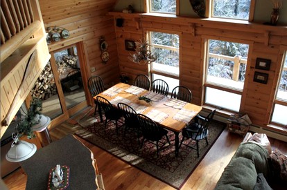 Luxury Cabin with Private Hot Tub near Sunday River, Maine - Woodstock, Maine - glamping.directory