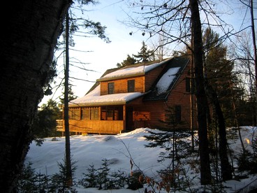 Luxury Cabin with Private Hot Tub near Sunday River, Maine - glamping.directory