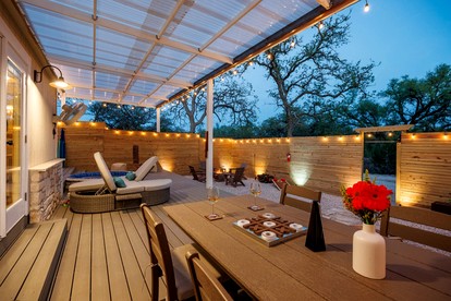 Secluded Luxury Couples Cabin with a Sauna and a Pool, Perfect for a Romantic Weekend in Texas Hill Country - Wimberley, Texas - glamping.directory