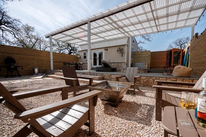 Secluded Luxury Couples Cabin with a Sauna and a Pool, Perfect for a Romantic Weekend in Texas Hill Country - Wimberley, Texas - glamping.directory