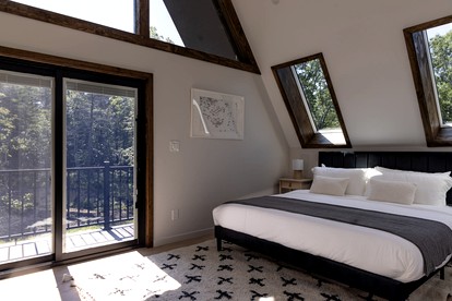 Pet-Friendly A-Frame Newly Renovated with Large Patio in New York - Catskill, New York - glamping.directory
