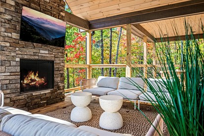 Incredible Cabin Nestled in the Trees for a Family Getaway in Sevierville, Tennessee - Sevierville, Tennessee - glamping.directory