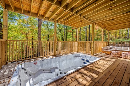 Incredible Cabin Nestled in the Trees for a Family Getaway in Sevierville, Tennessee - Sevierville, Tennessee - glamping.directory