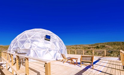 Fully-Equipped Luxury Dome Rental for 4 in Burnet, Texas - glamping.directory