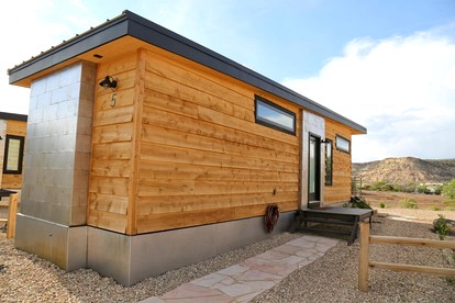 Spectacular Secluded Tiny House with Stunning Desert Views in Escalante, Utah - glamping.directory