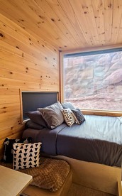 Modern Tiny House on a Secluded Private Ranch for an Amazing Escape in Nature with Incredible Views in Moab, Utah - Moab, Utah - glamping.directory