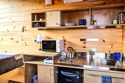 Modern Tiny House on a Secluded Private Ranch for an Amazing Escape in Nature with Incredible Views in Moab, Utah - Moab, Utah - glamping.directory