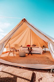 Gorgeous Bell Tent Ideal for Vacations near Yellowstone - Island Park, Idaho - glamping.directory