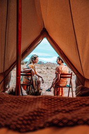 Gorgeous Bell Tent Ideal for Vacations near Yellowstone - Island Park, Idaho - glamping.directory