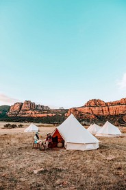 Gorgeous Bell Tent Ideal for Vacations near Yellowstone - glamping.directory
