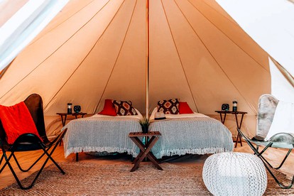 Gorgeous Bell Tent Ideal for Vacations near Yellowstone - Island Park, Idaho - glamping.directory