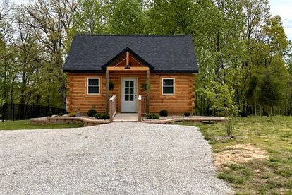 Remarkable Cabin with Fire Pit and Jacuzzi in Indiana - glamping.directory