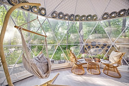 Breathtaking Dome with Spectacular Interior and Exterior in Leesburg, Virginia - Leesburg, Virginia - glamping.directory