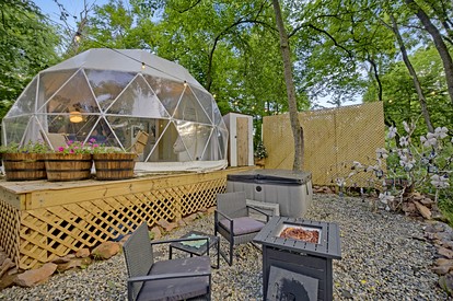 Breathtaking Dome with Spectacular Interior and Exterior in Leesburg, Virginia - glamping.directory