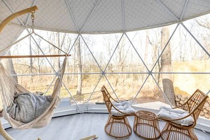 Breathtaking Dome with Spectacular Interior and Exterior in Leesburg, Virginia - Leesburg, Virginia - glamping.directory