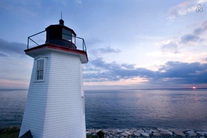 Historic Lighthouse Cottage Rental with a Secluded Beach in Pocasset, Massachusetts - Pocasset, Massachusetts - glamping.directory