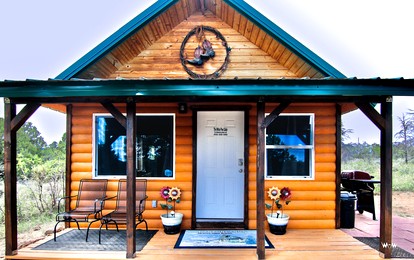 Fully-Furnished Cabin Rental with Beautiful Mountain Views Near Moab, Utah - glamping.directory