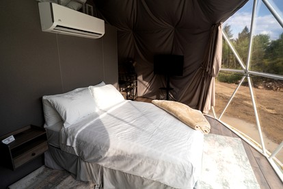 Cozy Forest Dome Glamping with Loft Bed near Black Hawk, Colorado - Black Hawk, Colorado - glamping.directory