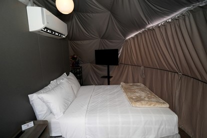 Cozy Forest Dome Glamping with Loft Bed near Black Hawk, Colorado - Black Hawk, Colorado - glamping.directory