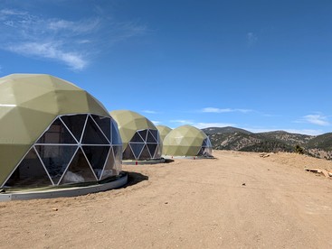 Cozy Forest Dome Glamping with Loft Bed near Black Hawk, Colorado - Black Hawk, Colorado - glamping.directory